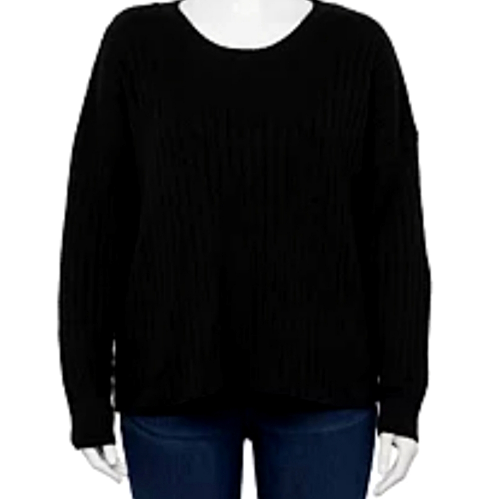 SO black sweater